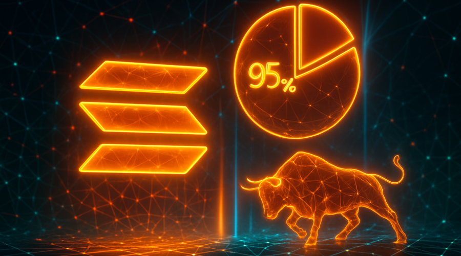 Solana Grabs 95% of Tokenized Equity Volume as SOL Bottom Debate Heats Up