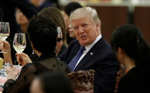TRUMP Pumped 9% on Dinner News but Gave It All Back